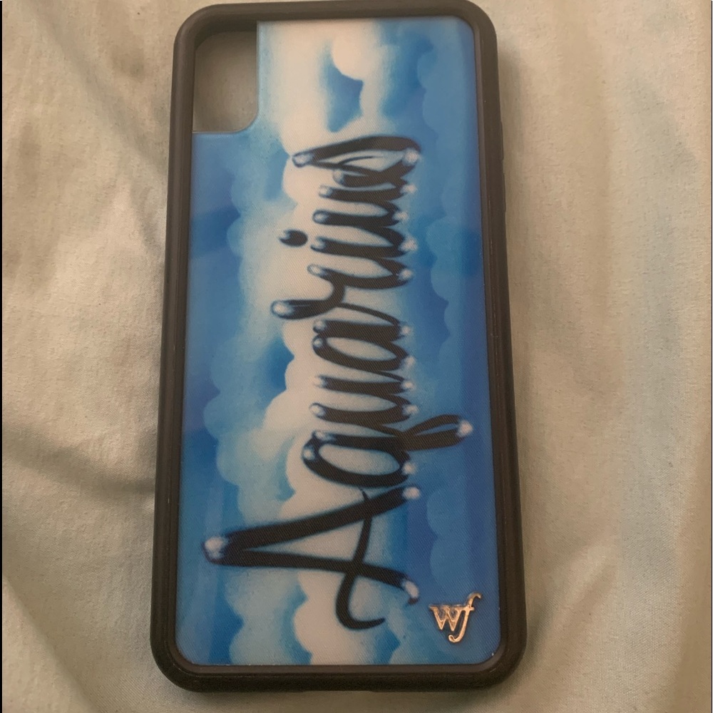 Wildflower Case iPhone Xs Max Zodiac Aquarius Case